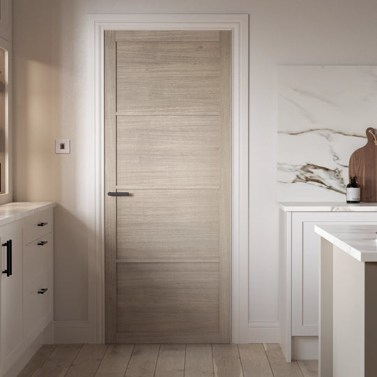 Blonde Oak Soho 4 Panel Slimline Internal Door