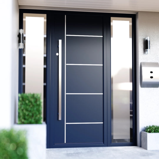 Blue Van Gogh Custom Made External Door