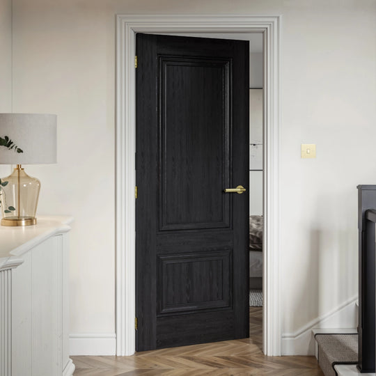 Burghley Black Laminate Door