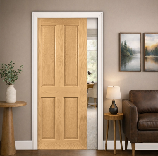 Bury Oak Pocket Door Set
