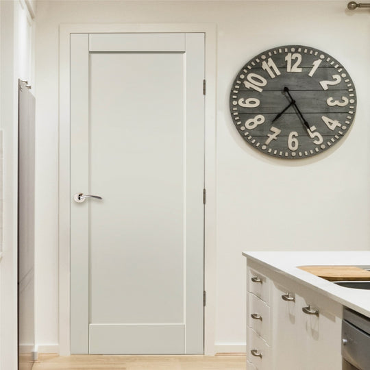 Antigua 1 Panel White Primed Fire Door