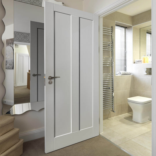 Barbados White Fire Door