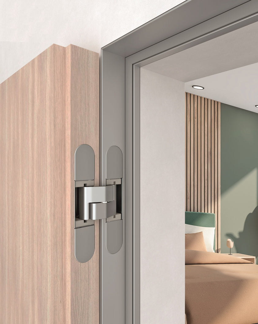 White Concealed Hinge – Emerald Doors