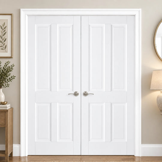 Canterbury White 4P Internal Door Pair