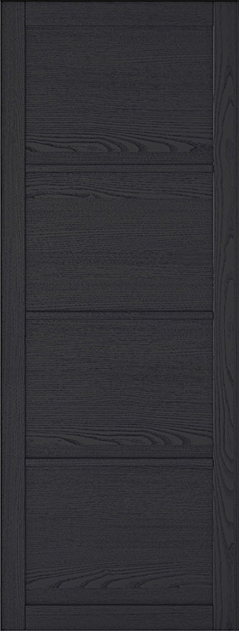 Charcoal Soho 4 Panel Sliding Door with Pelmet – Emerald Doors