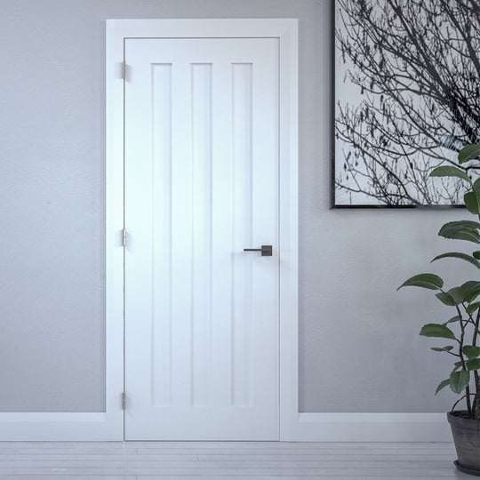 Chester 3 Panel White Interior Door