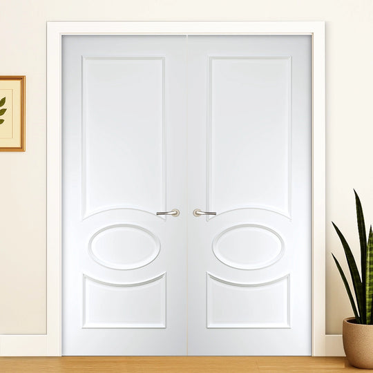 Clarendon White Primed Internal Door Pair