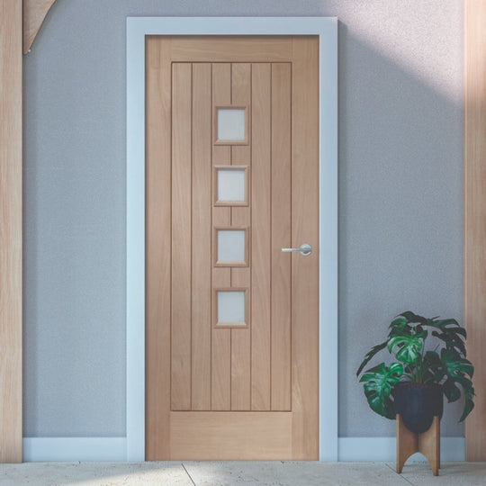 Contemporary Oak Suffolk 4 Light