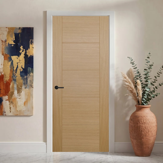 Cotswold Oak Fire Door Fully Finished