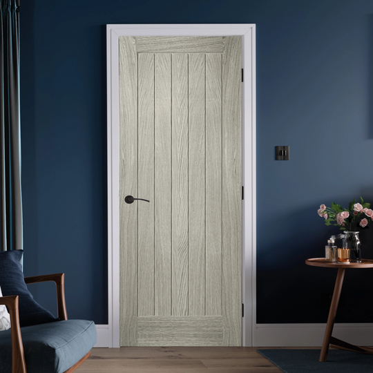Cottage Light Grey Laminate Door