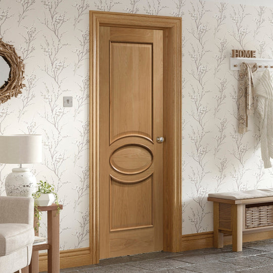 Calabria Oak Door with Raised Mouldings