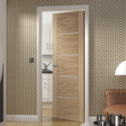 Custom Made Portici Oak Fire Door