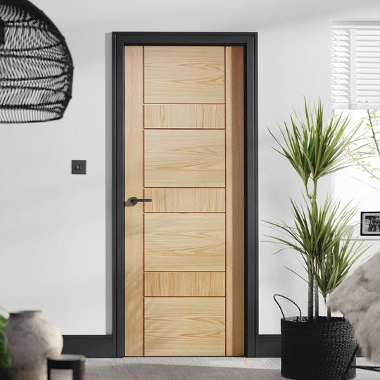 Edmonton Oak Fire Door Fully Finished