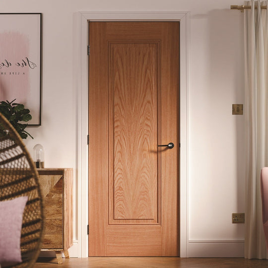 Oak Eindhoven 1 Panel Prefinished Internal Door