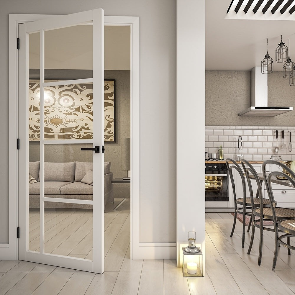 Industrial Style White Doors | White Industrial Doors | Emerald Doors