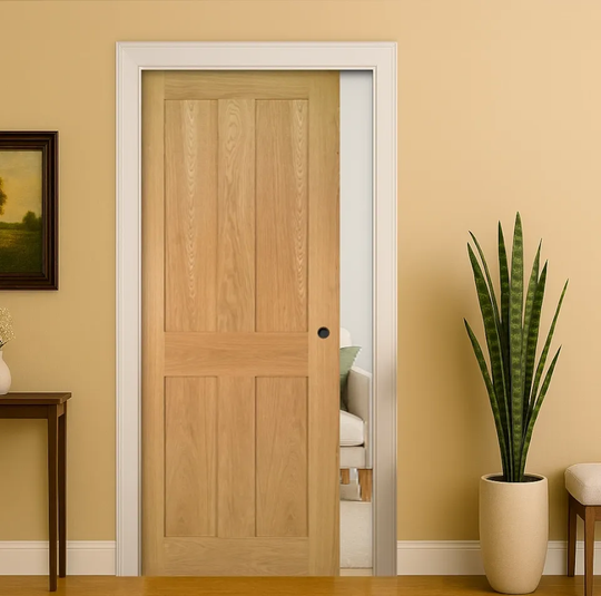 Eton Oak Pocket Door Set