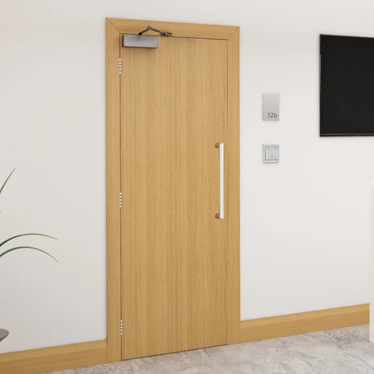 Premium Oak Flush Fire Door