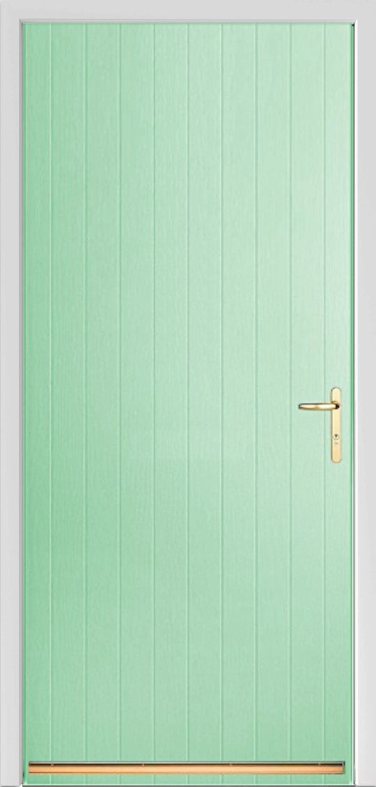 Folly Green Tongue & Groove External Fire Door Set