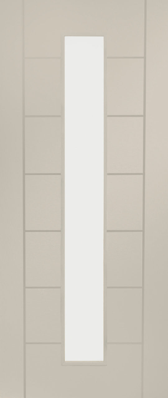 Palermo 1L Custom Colour Clear Glazed Door