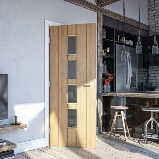Galway Oak Glazed Internal Door
