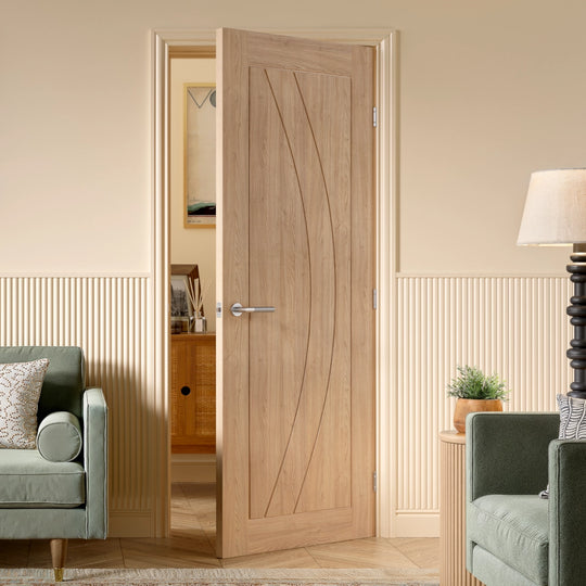 Girona Unfinished Oak Internal Door