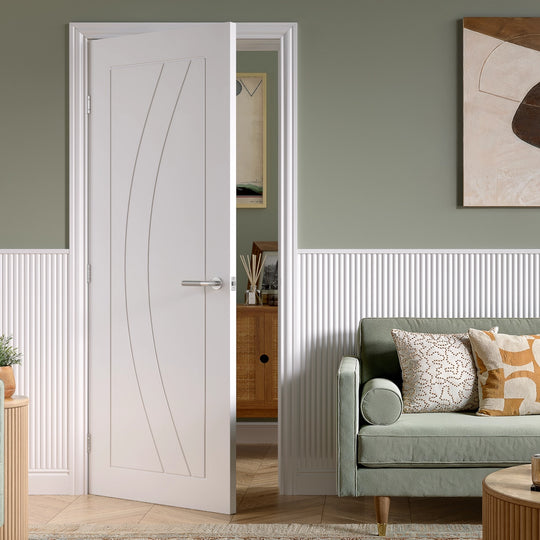 Girona Primed White Fire Door