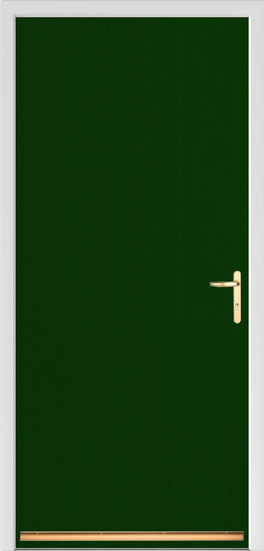 Green Tongue and Groove External Fire Door Set