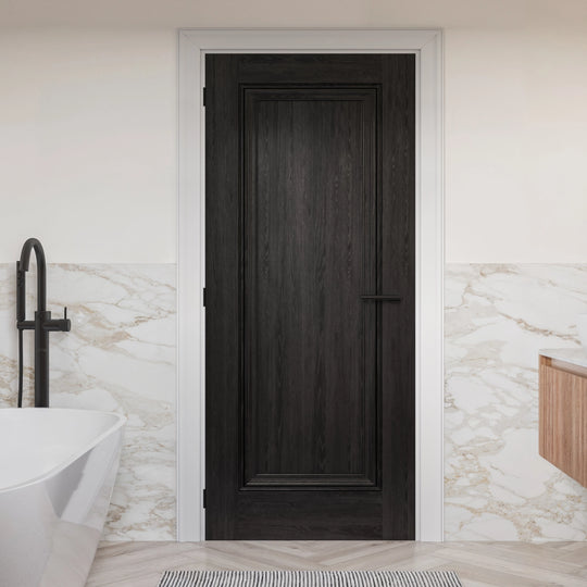 Haddon Black Laminate Internal Door