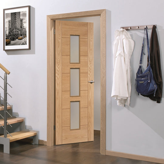 Hampshire Glazed Oak Door