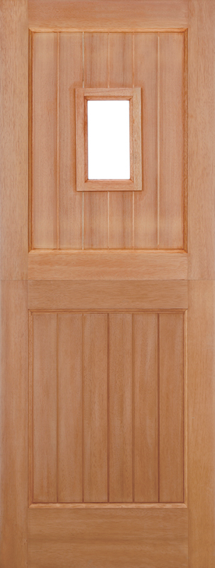 Barnburgh Unglazed Hardwood Stable Door with Straight Head M&T
