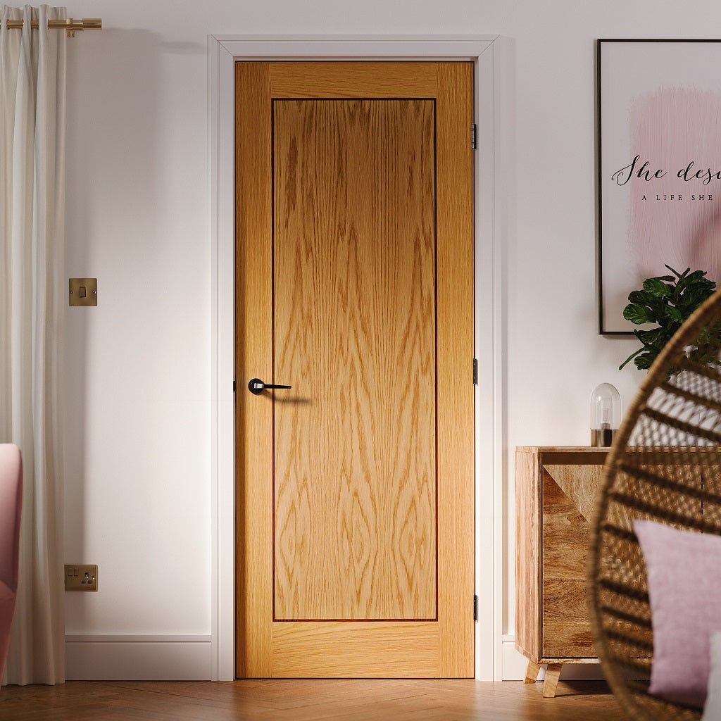 Buy Contemporary Flush Inlay 1P FD30 | Emerald Doors