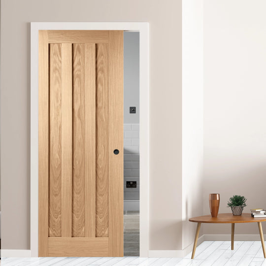 Idaho Oak Pocket Door Set