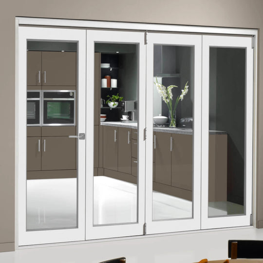 10ft Internal White Folding Bifold Set