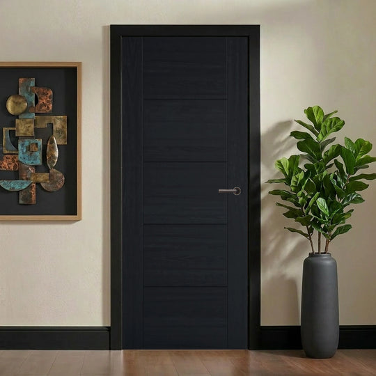Iseo Black Oak Internal Fire Door