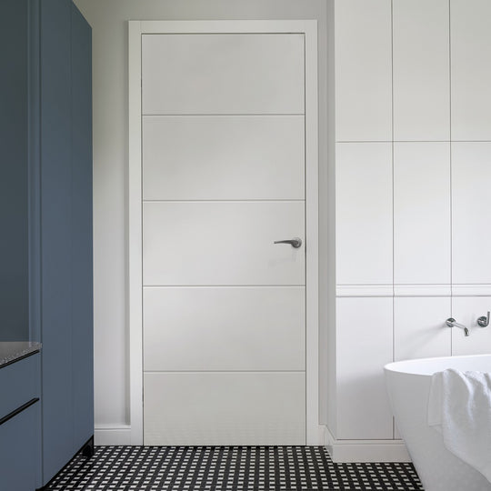 Moulded Horizontal 4 Line Internal Door