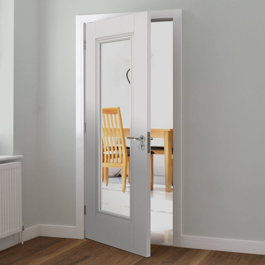 Belton Clear Glazed Internal Door with Decorative Mouldings