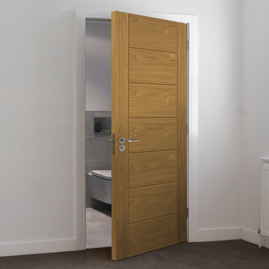 Palomino Oak Fire Door Fully Finished