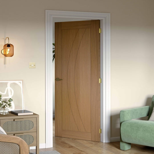 Sicily Oak Fire Door Fully Finished