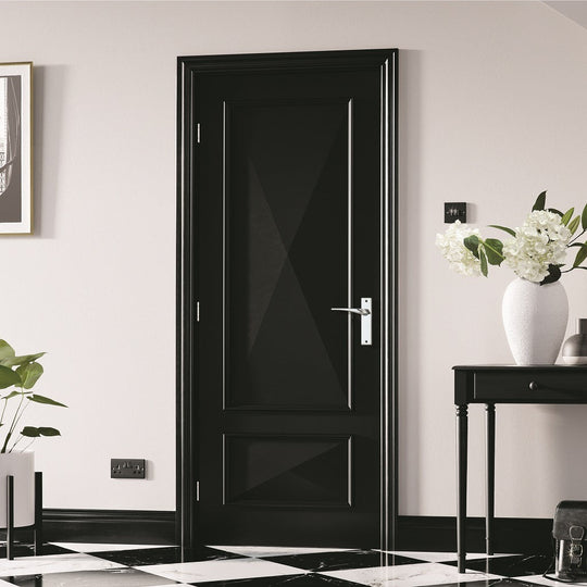 Black Knightsbridge 2P Internal Door