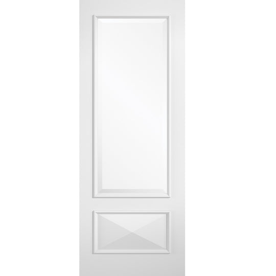 White Knightsbridge 1L Clear Glazed Door