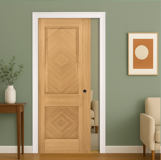 Kensington Oak Pocket Door Set