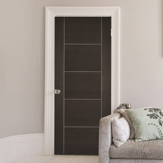 VANCOUVER DARK GREY LAMINATE FIRE DOOR