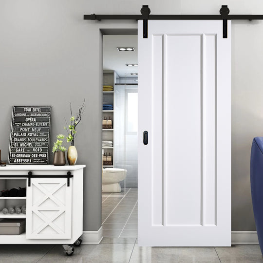 Lincoln 3 Panel Face Mounted Sliding Door Set