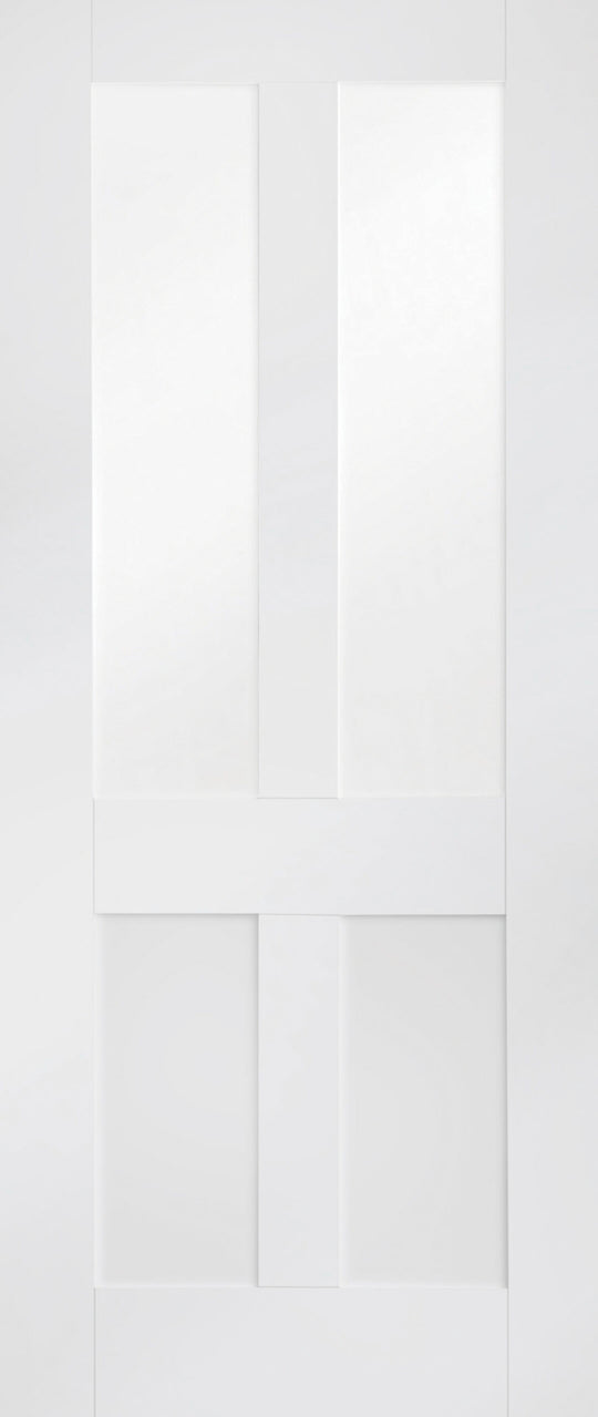 Victorian Shaker Custom Colour Clear Glazed Door