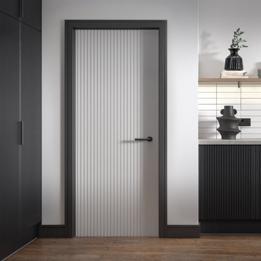 Melbourne Grooved White Internal Door