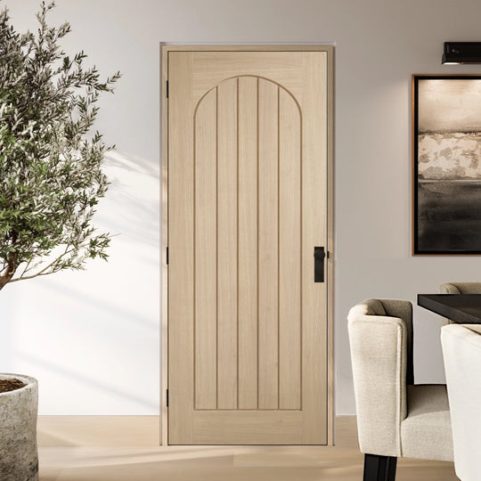 Blonde Oak Mexicano Arched Square Top Internal Door