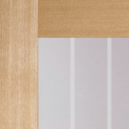 Mexicano Glazed Pre-Finished Half Light Fire Door | Mexicano Glazed ...