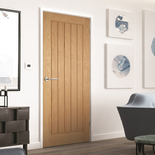 Mexicano Oak Fire Door
