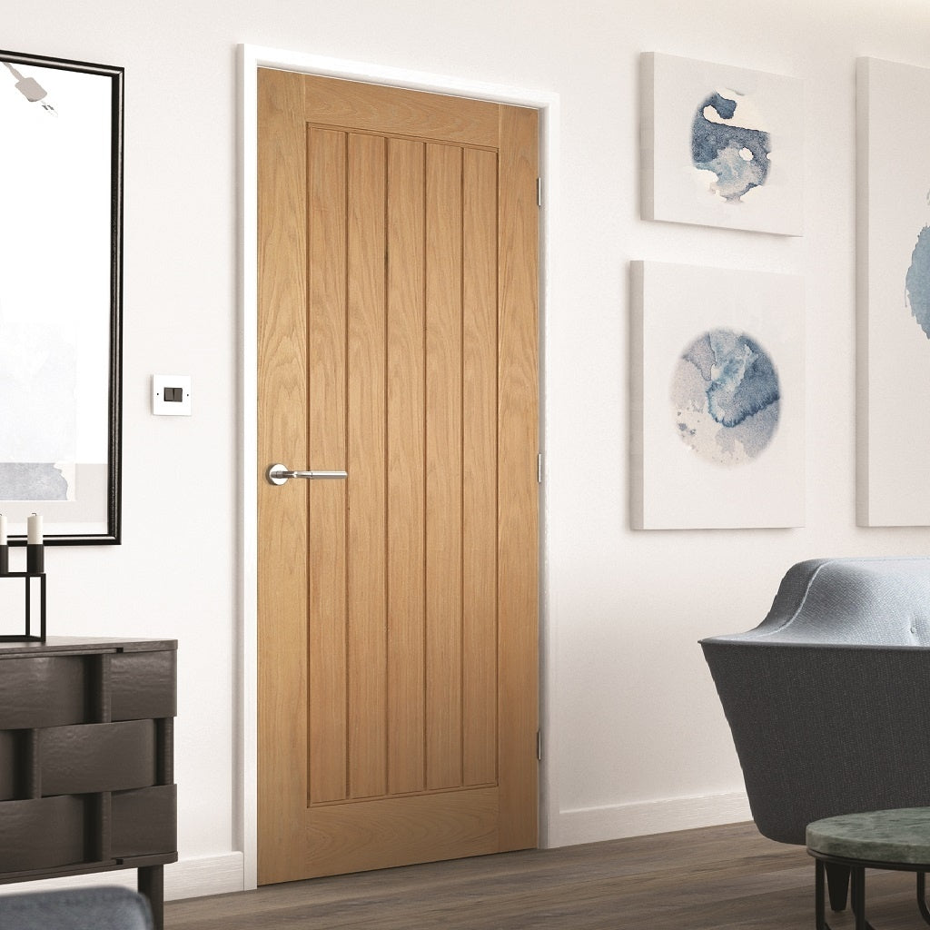Mexicano Glazed Pre-Finished Half Light Fire Door | Mexicano Glazed ...