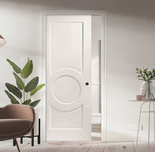 Montpellier White Pocket Door Set